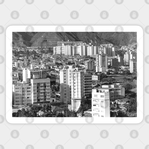 Vintage Photo of Caracas Venezuela Sticker by In Memory of Jerry Frank